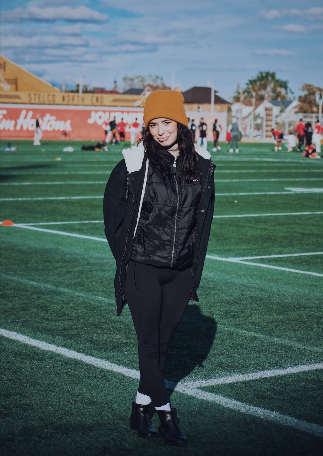 Portrait on the field at Tim Hortons Field